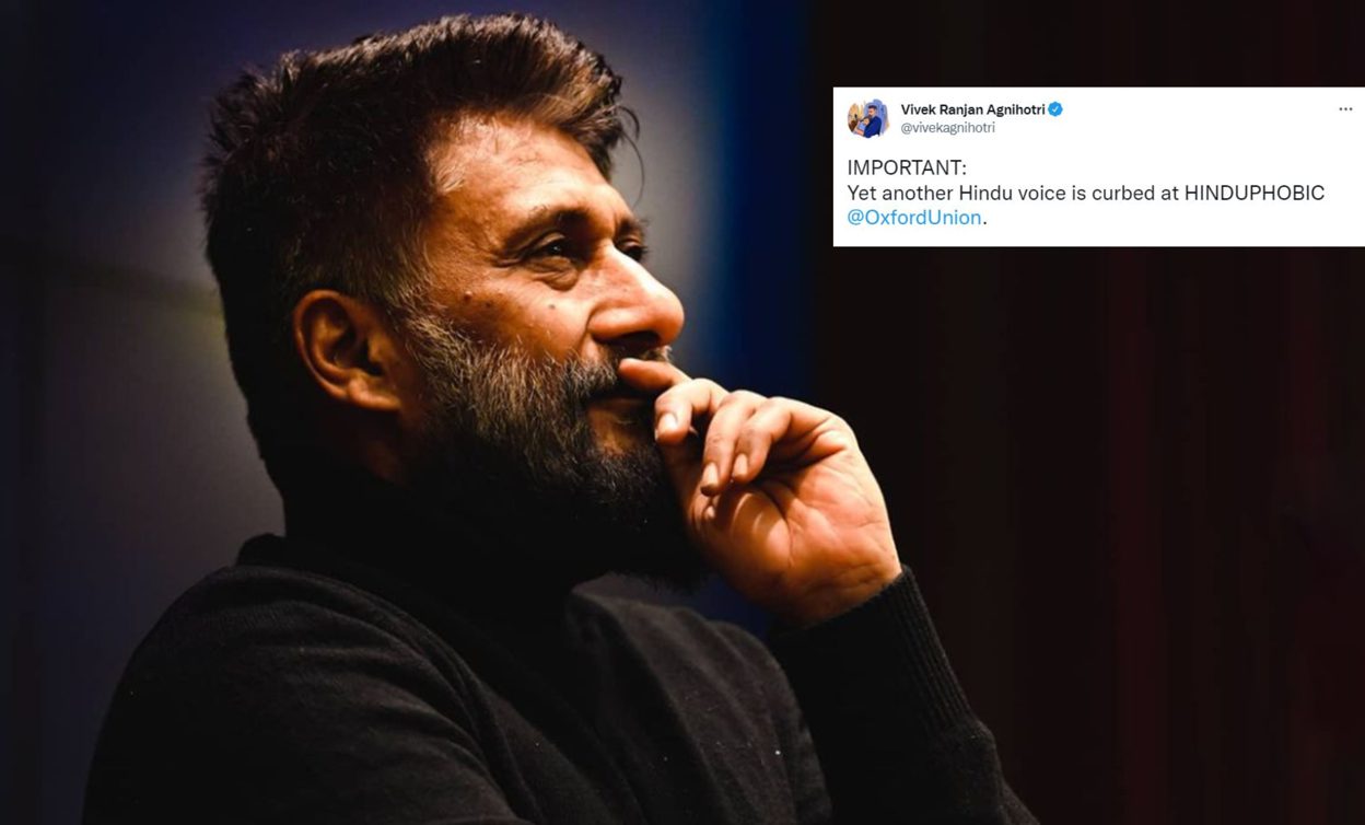 Vivek Agnihotri Lashes Out At Oxford University For Cancelling His Event; Calls Their Union ‘Hinduphobic’ – Watch Video